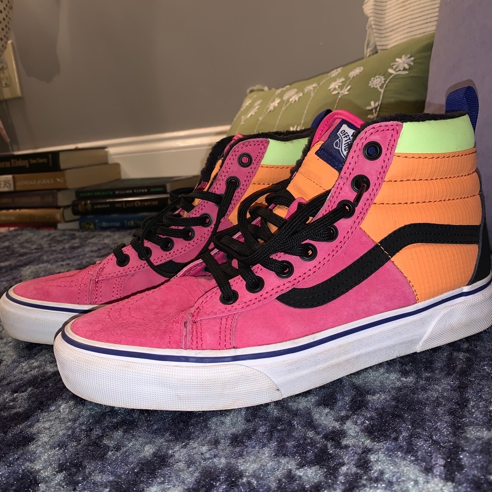 Winter felt vans
